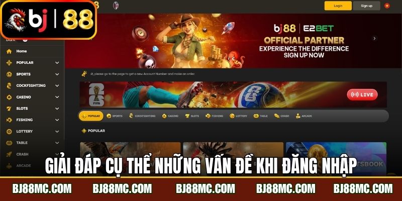 Giải đáp cụ thể về những vấn đề khi thực hiện đăng nhập