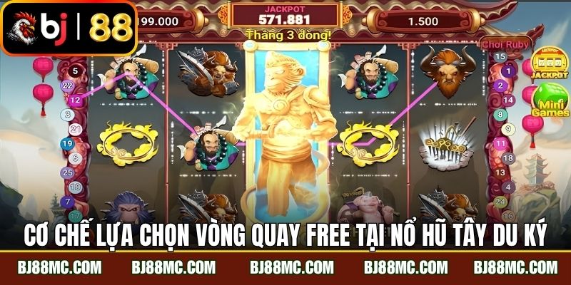 Cơ chế lựa chọn vòng quay free tại nổ hũ Tây du ký